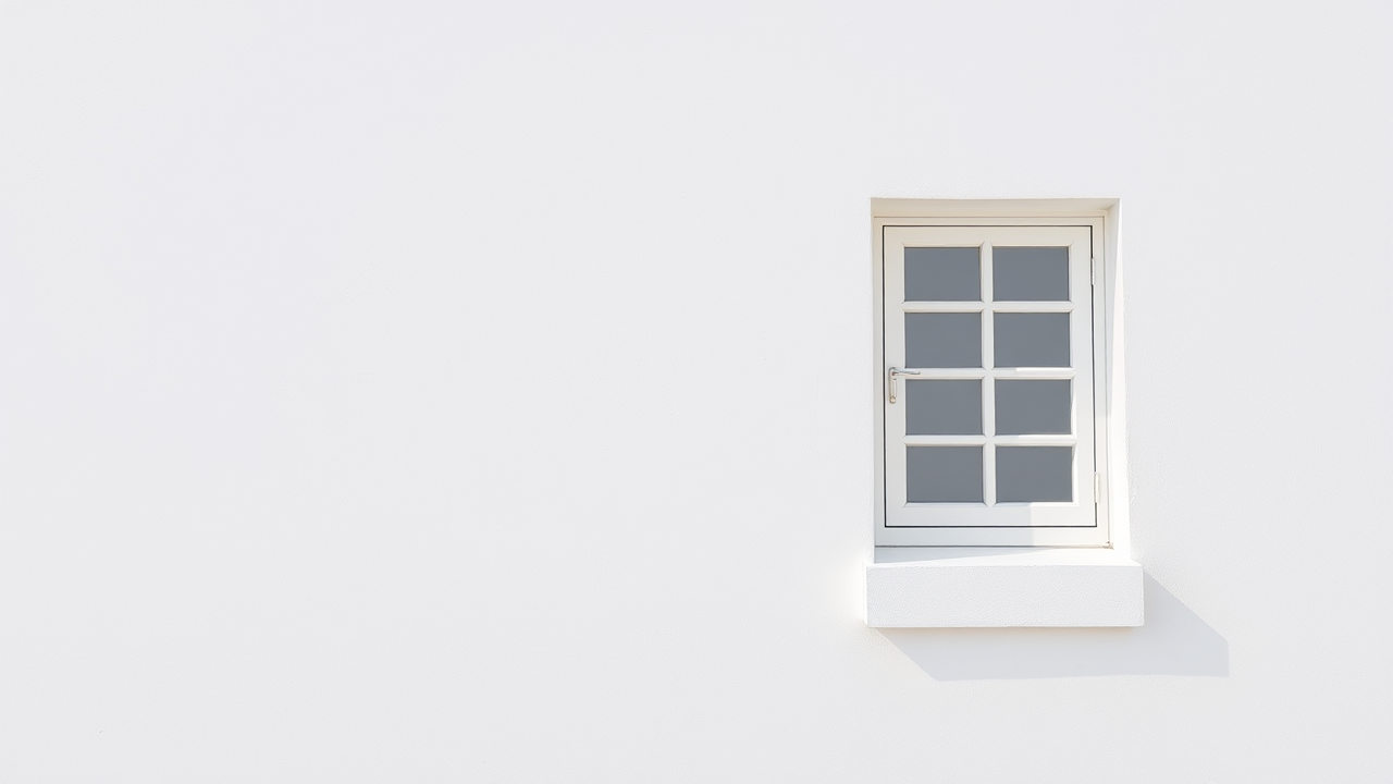 Fenster auf weißem Hintergrund in Koblenz